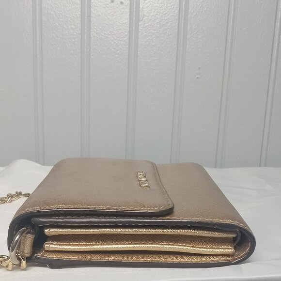 Michael Kors Golden Crossbody Purse - Picture 6 of 13